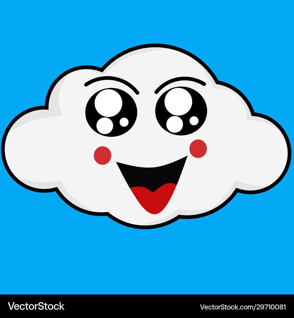 Simple design clouds Vector Image