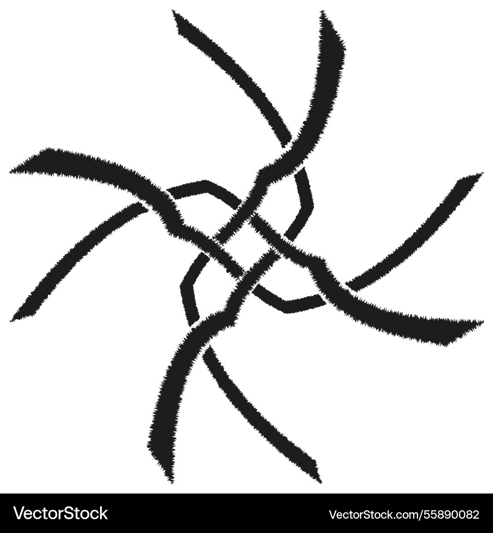 Concentric line icon wave pattern symbol circular Vector Image
