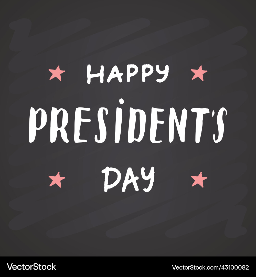 Happy presidents day usa greeting card united Happy presidents day usa greeting card united vector image