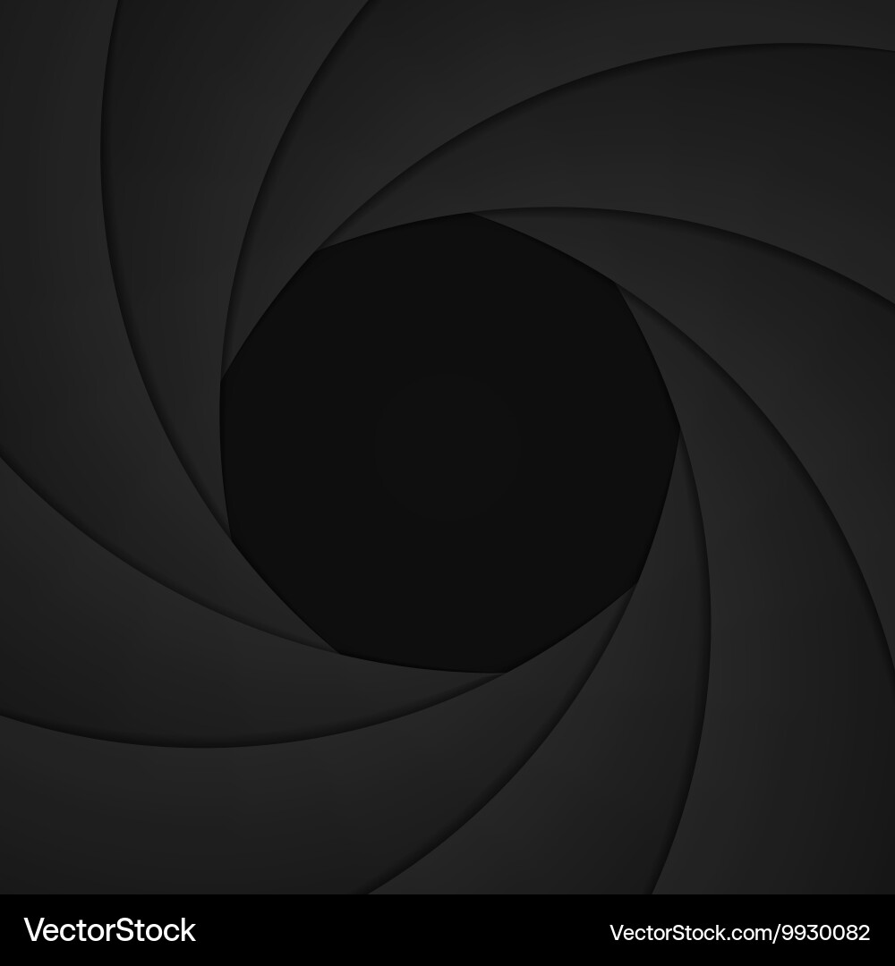 Shutter Aperture Background vector image
