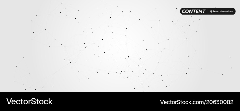 Technology horizontal background with triangles Vector Image