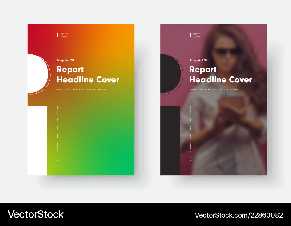 Template with a soft gradient and place Template with a soft gradient and place vector image