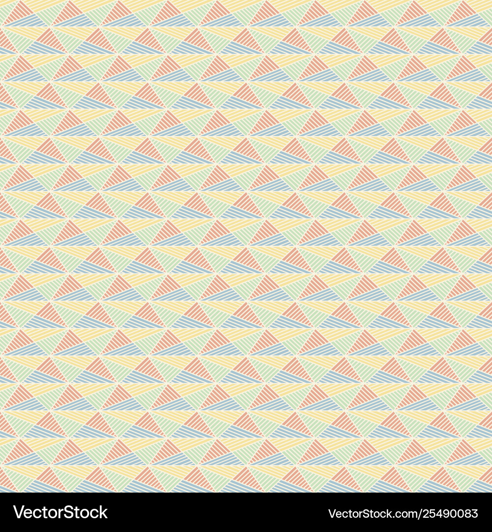 Abstract seamless geometric pattern design vector image