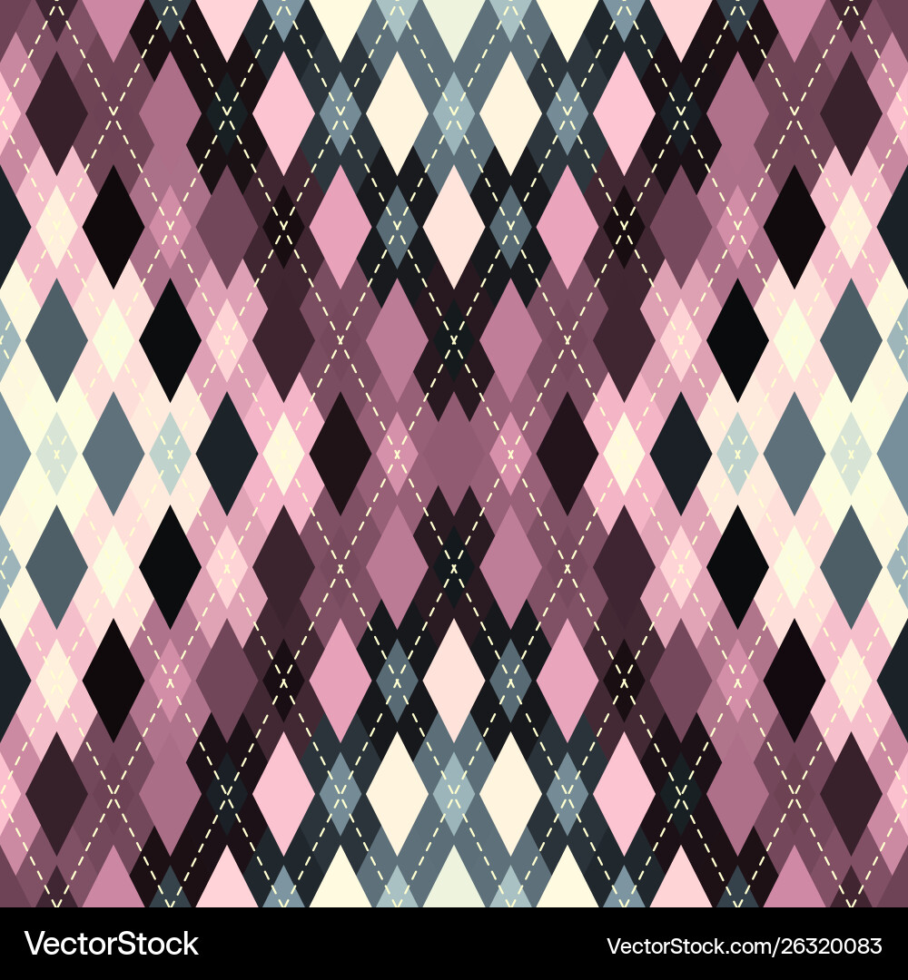 Argyle seamless pattern background Argyle seamless pattern background Vector Image