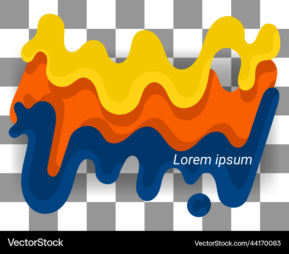 Lower third banner template user interface design Vector Image