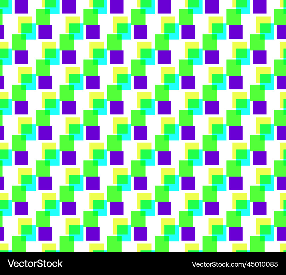Seamless geometry pattern of colored Vector Image