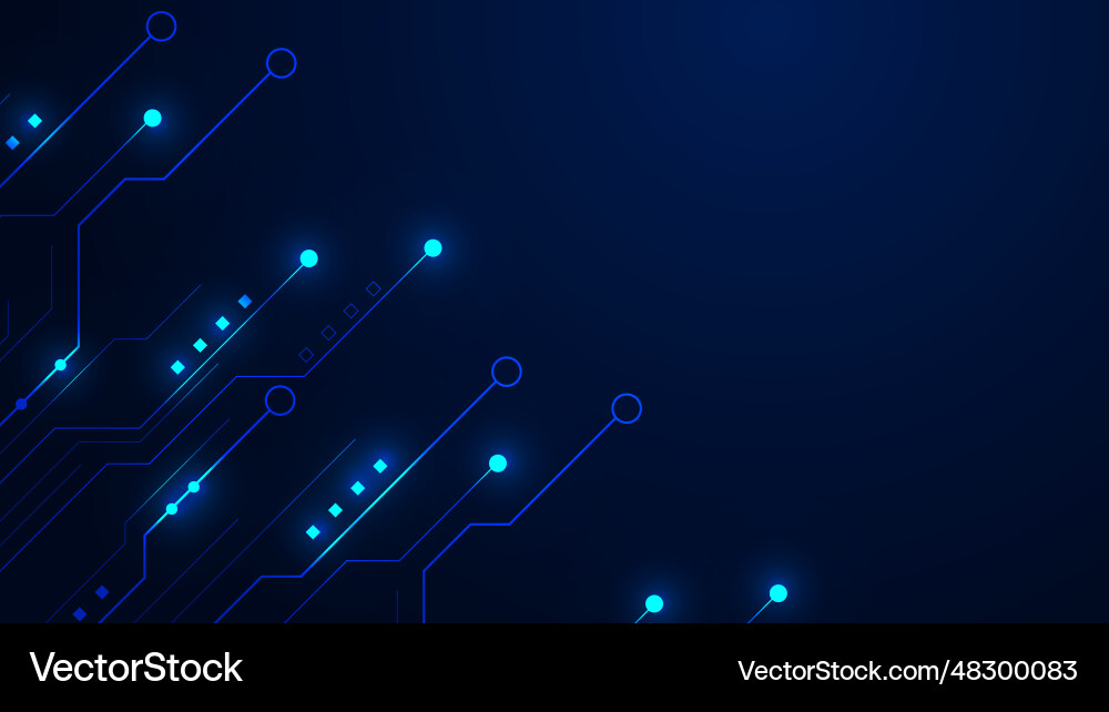 Technology background with hi-tech digital data Technology background with hi-tech digital data vector image