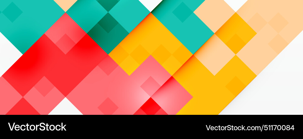 A colorful background with geometric pattern Vector Image