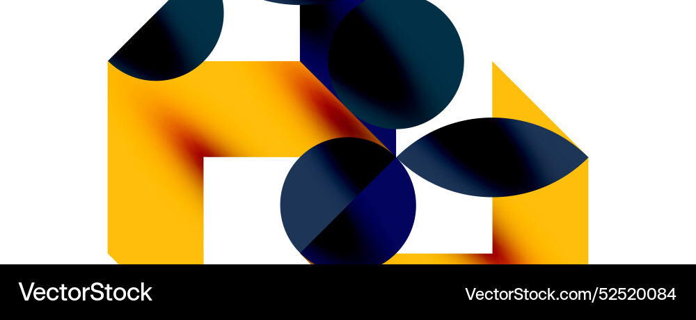 Circle pattern round elements with lines vector image