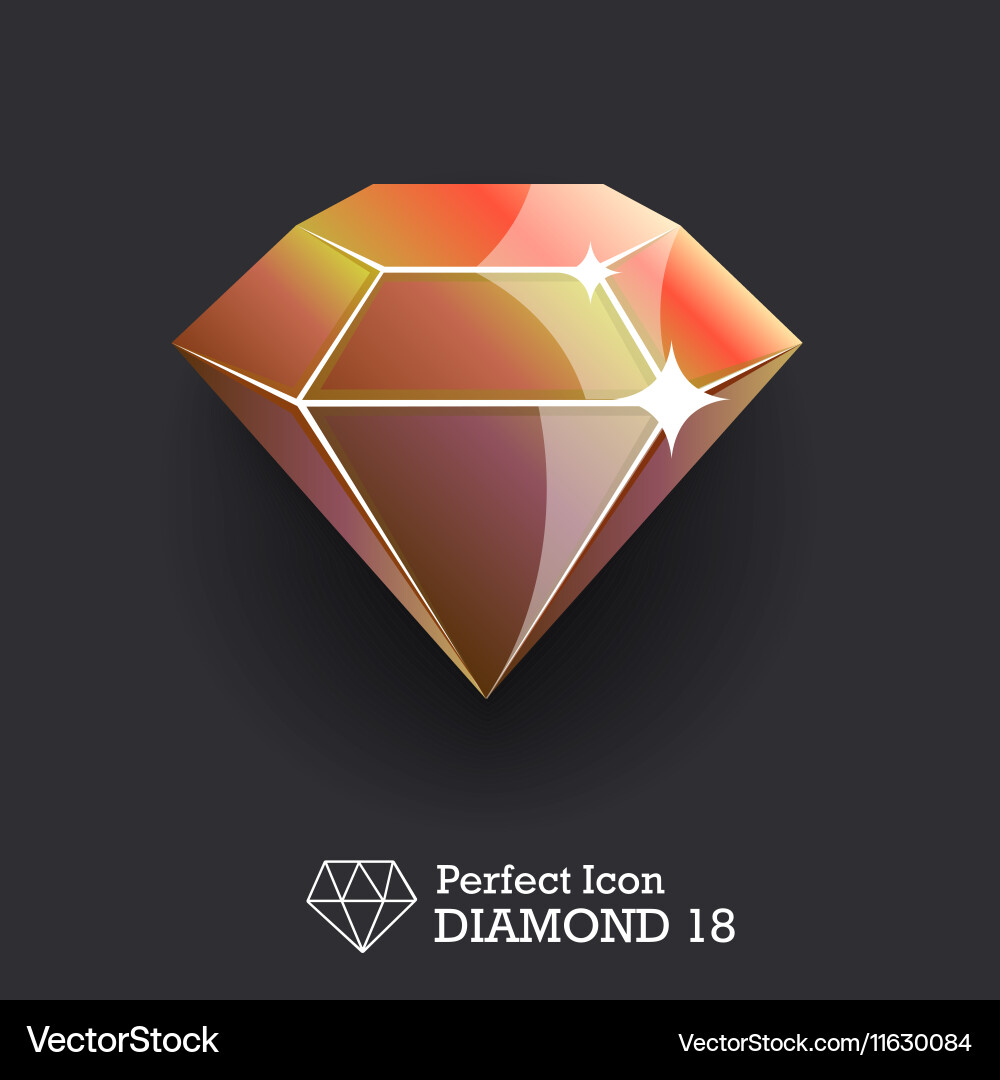 Diamondset Royalty Free Vector Image - VectorStock