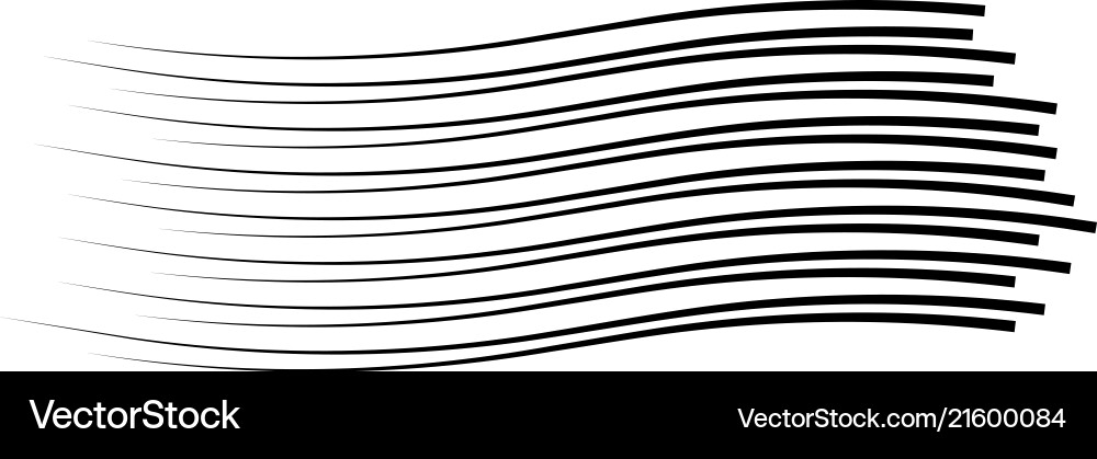 Dynamic Speed Lines - Burst Effect Vector Image