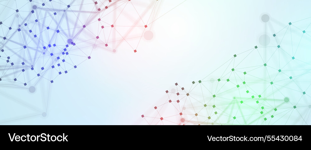 Neural network and artificial intelligence Neural network and artificial intelligence vector image