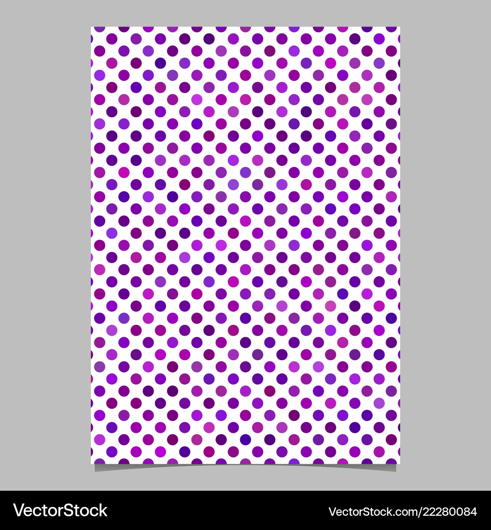 Repeating dot pattern page template Repeating dot pattern page template Vector Image