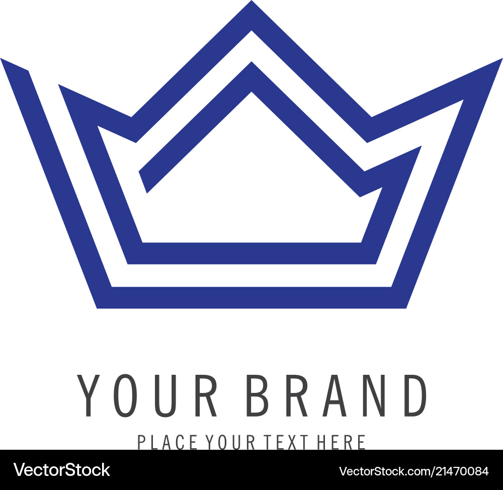 Royal Crown Logo Royalty Free Vector Image - VectorStock