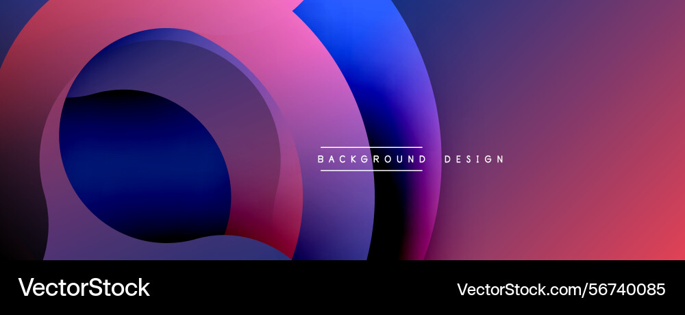 Abstract layers create dynamic gradient circles Abstract layers create dynamic gradient circles vector image