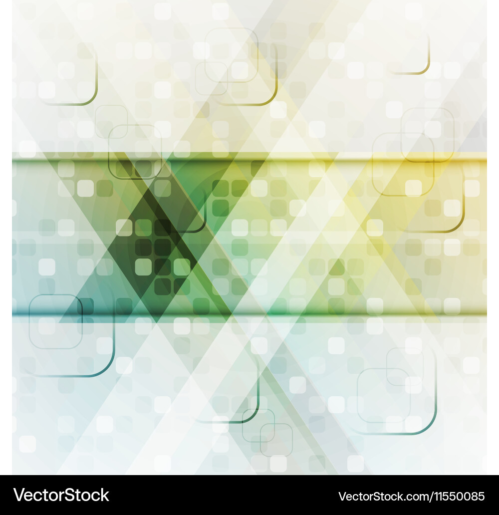 Background with abstract square composition vector image