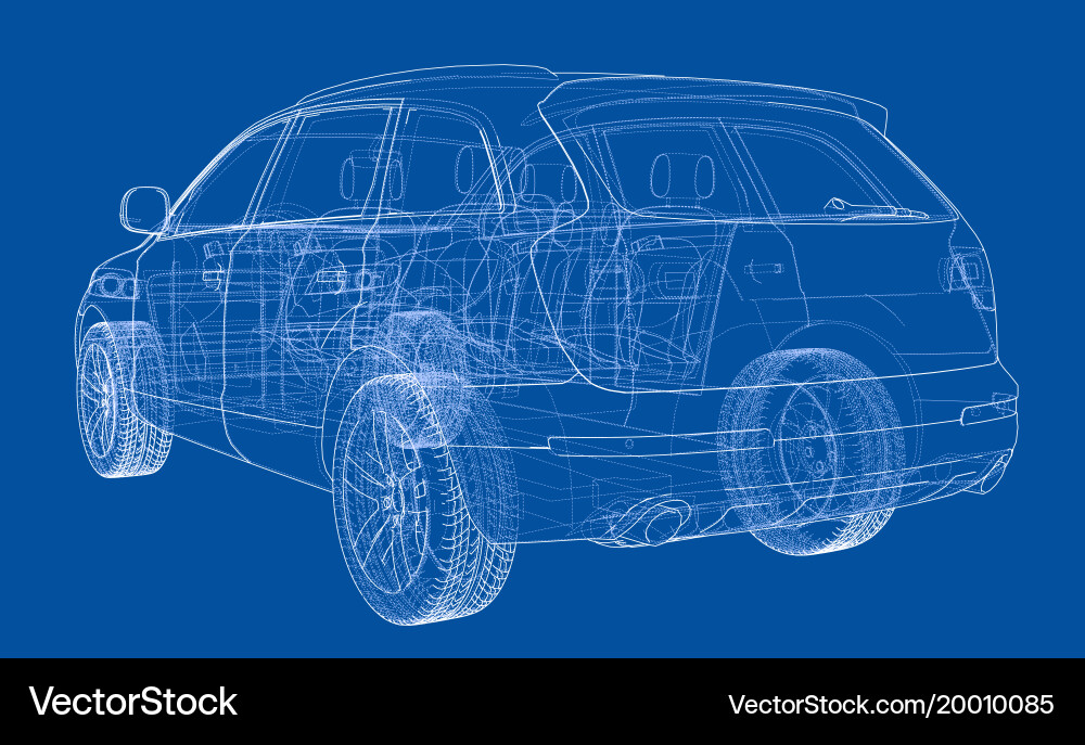 Concept car Royalty Free Vector Image - VectorStock