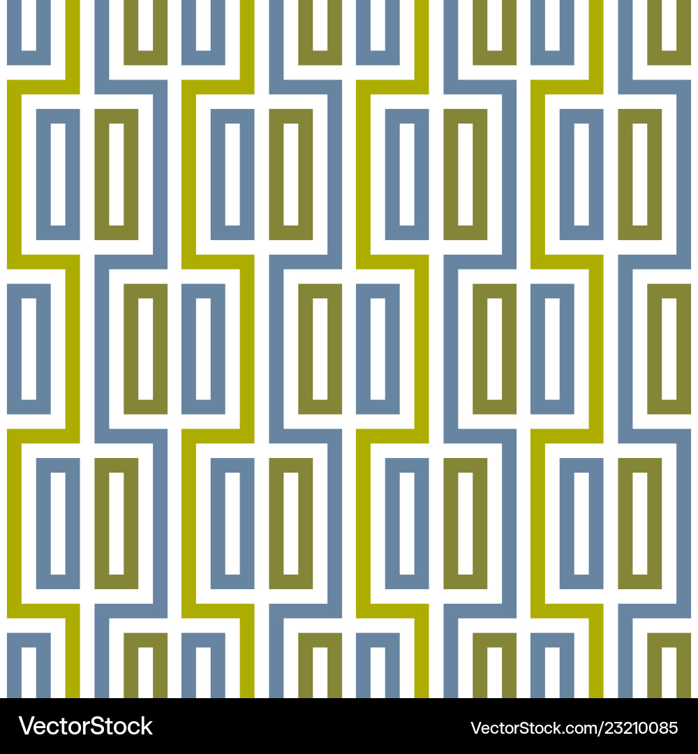 Geometric abstract seamless pattern linear motif vector image
