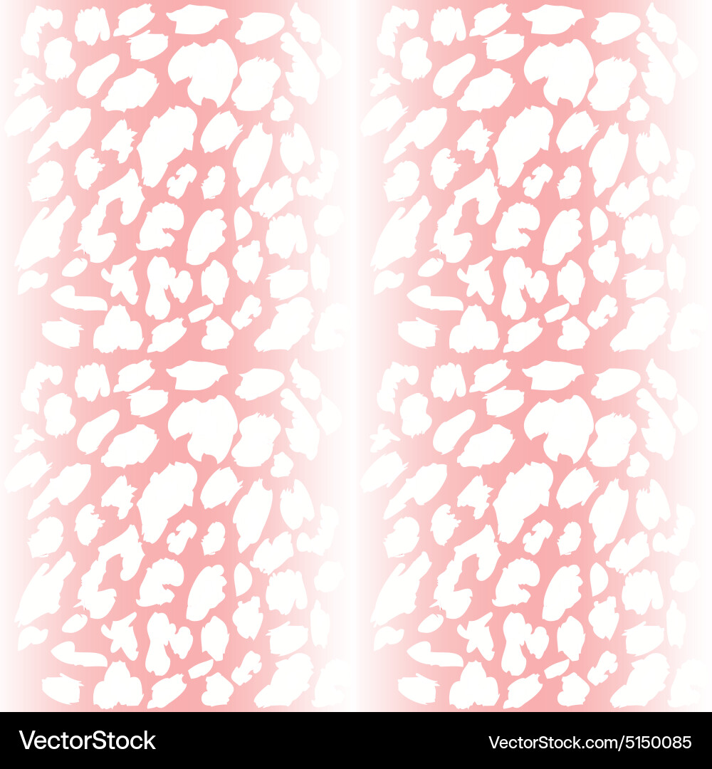 Leopard print pattern repeating seamless vector image