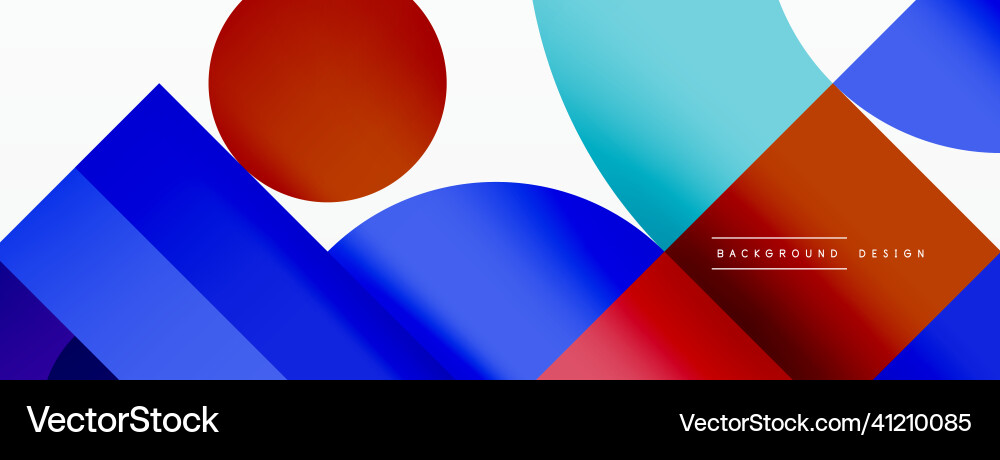 Minimal geometric abstract background circle Minimal geometric abstract background circle vector image