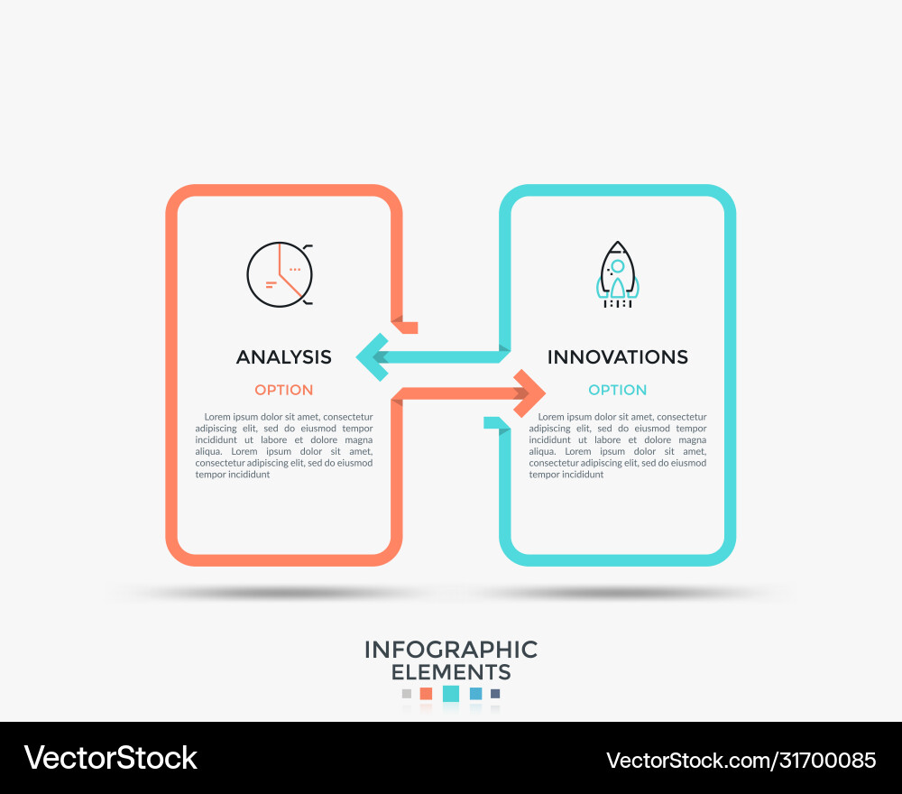 Minimalistisches Infobanner Minimalistisches Infobanner vektorbild