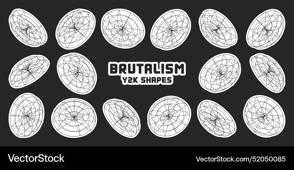 Wireframe lined shapes perspective mesh 3d grid Wireframe lined shapes perspective mesh 3d grid Vector Image
