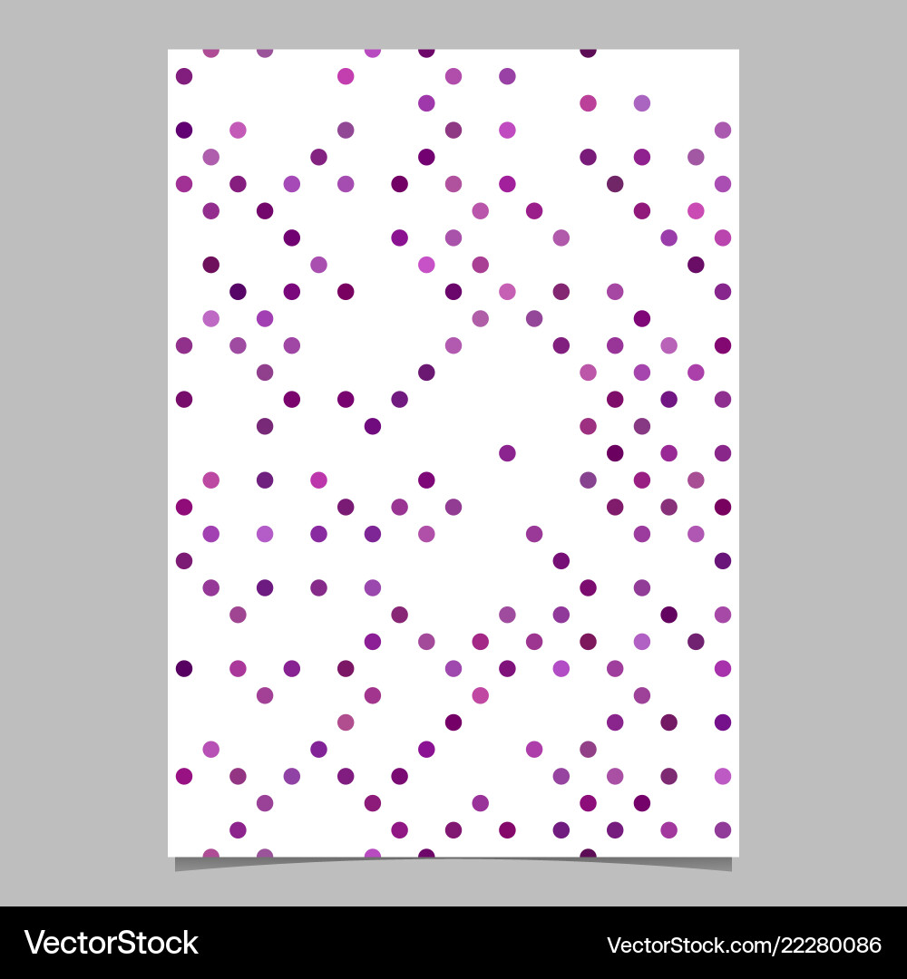 Abstract dot pattern brochure design - document Abstract dot pattern brochure design - document vector image