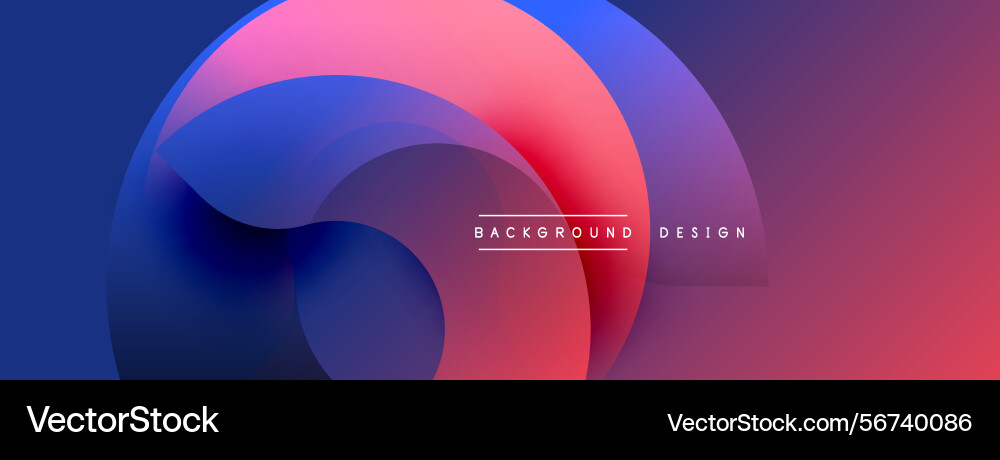 Abstract fluid shapes overlap creating vibrant Abstract fluid shapes overlap creating vibrant vector image
