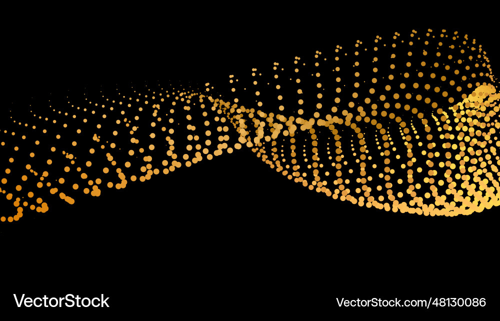 Data vibrate pulse dot particle wave abstract Data vibrate pulse dot particle wave abstract vector image