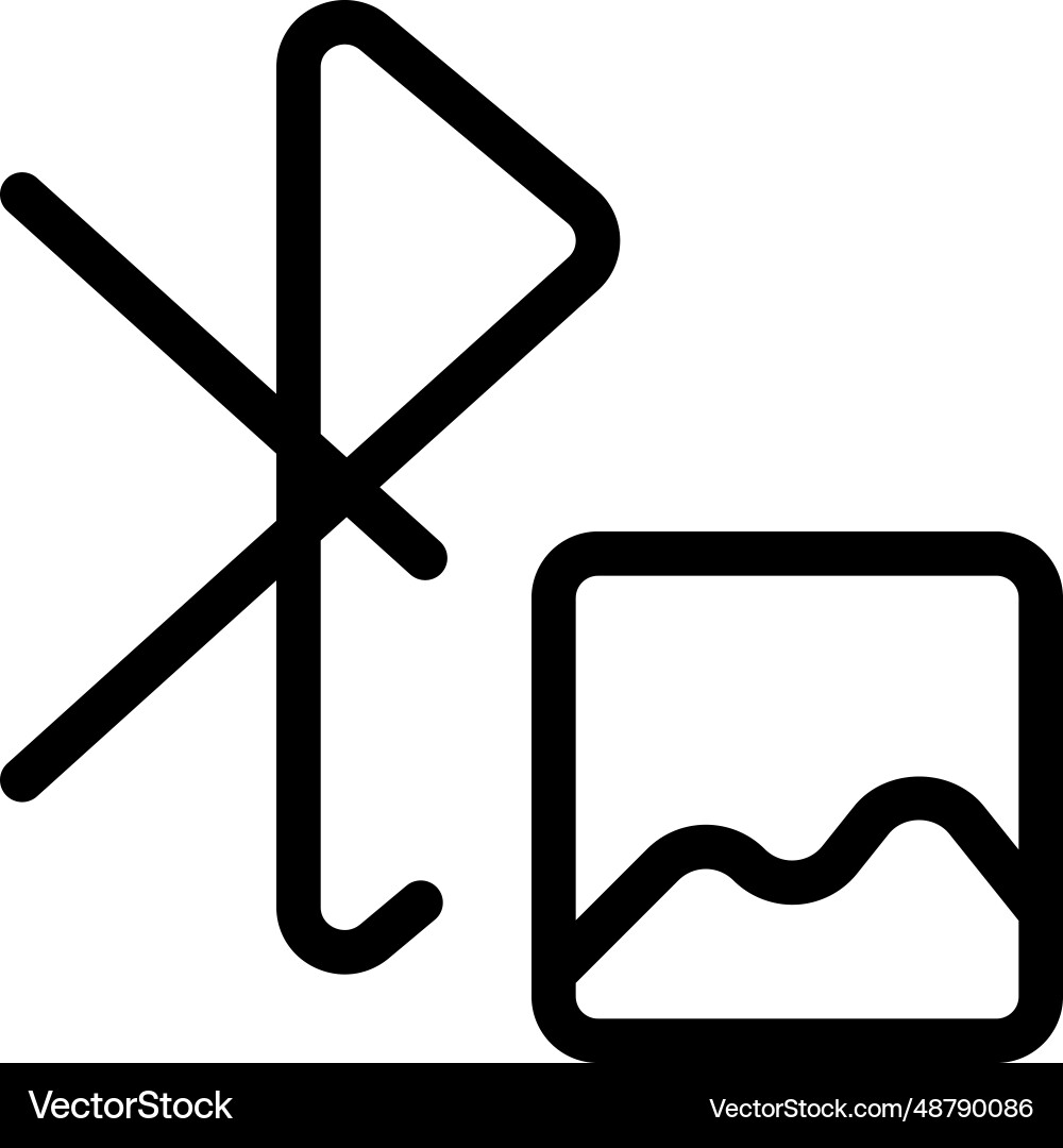 Easy way to sharing images with bluetooth vector image