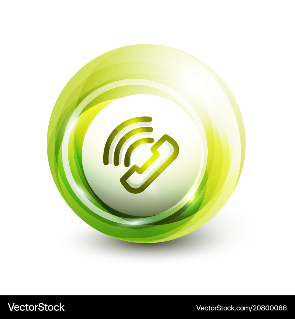 Phone support call center button Phone support call center button vector image