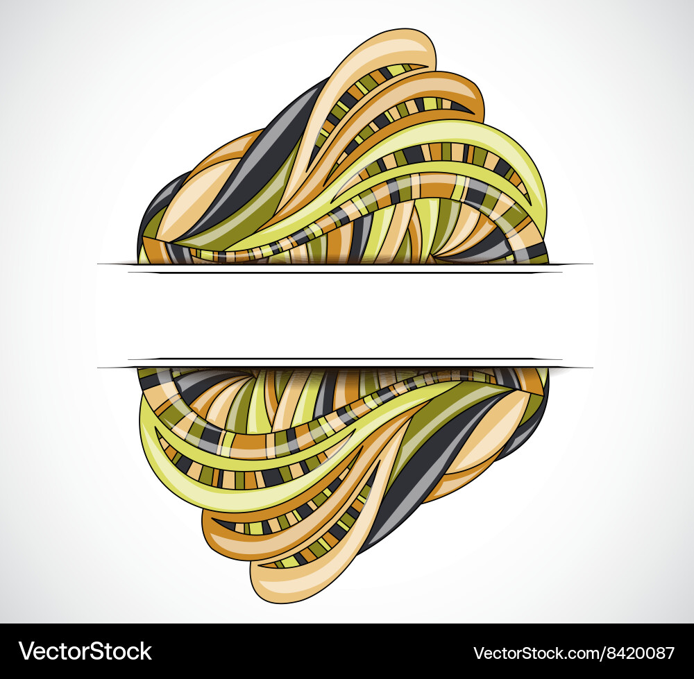 Abstract background with frame Vector Image