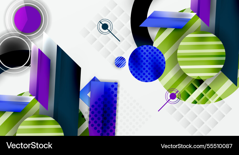 Dynamic complex geometric abstract background Dynamic complex geometric abstract background Vector Image