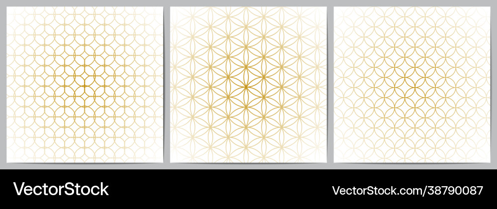 Geometric pattern circle overlapping Geometric pattern circle overlapping vector image