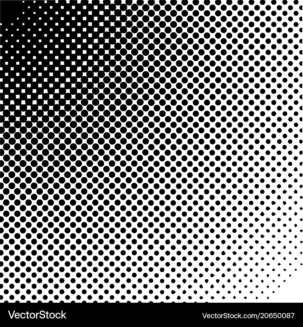 Halftone Dot Pattern Gradient vector image