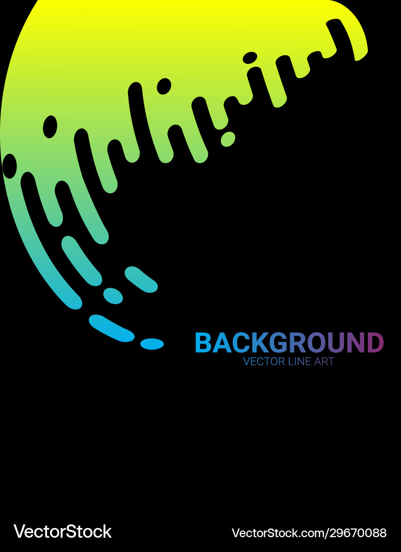 Abstract Black Dynamic Circle Background vector image