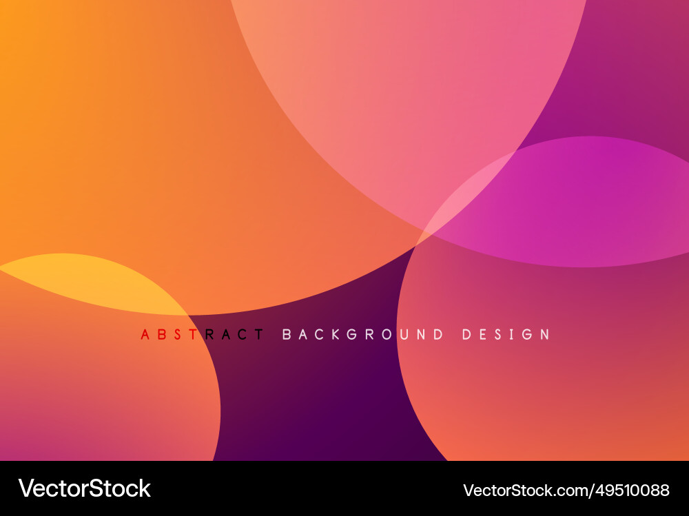 Abstract tech circles background Vector Image
