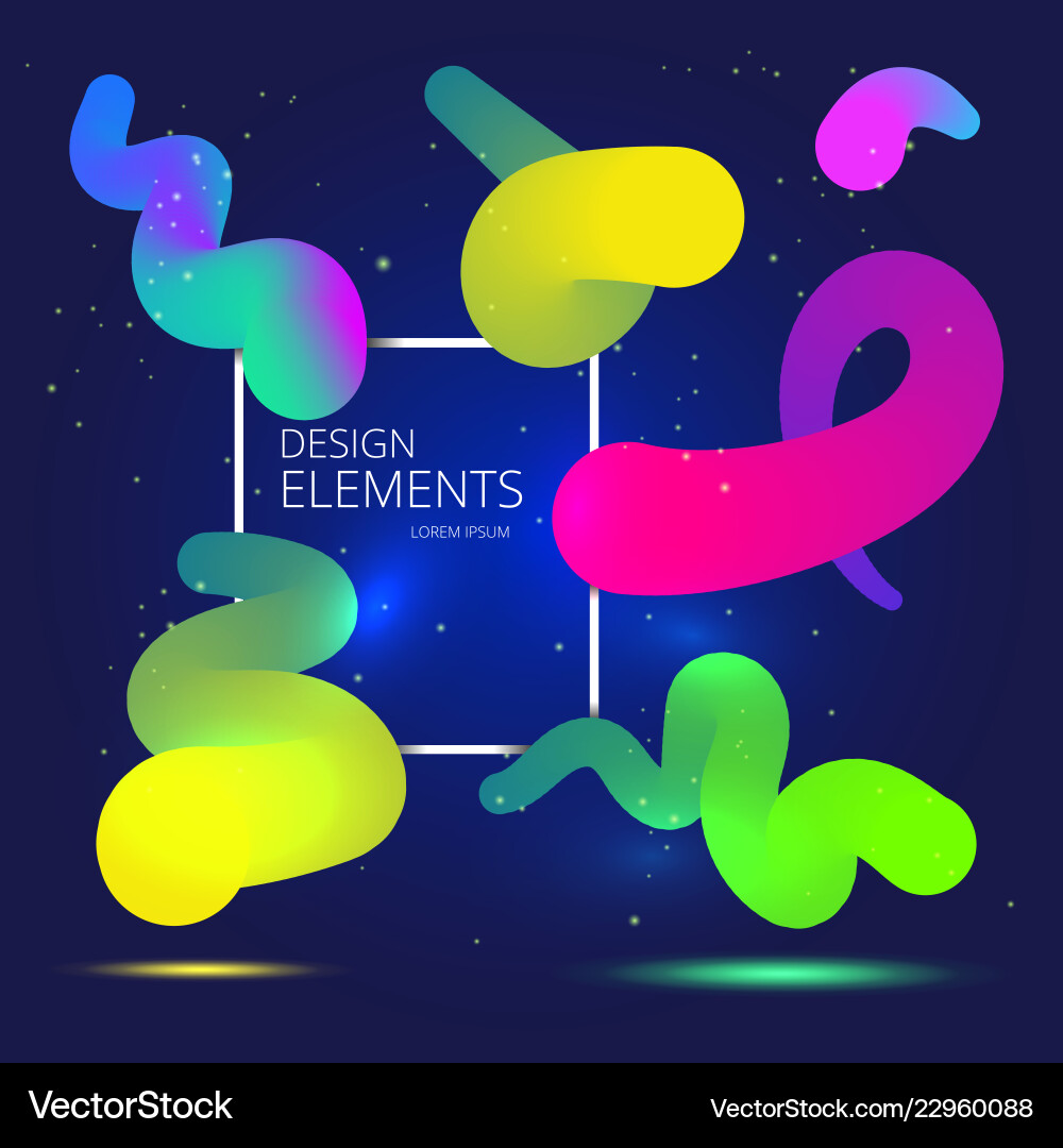 Gradient design elements Gradient design elements vector image