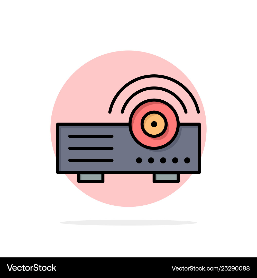 Presentation projector machine service abstract Presentation projector machine service abstract Vector Image