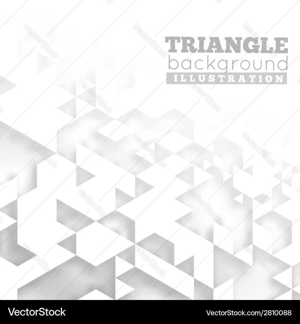 Triangle abstract background Vector Image