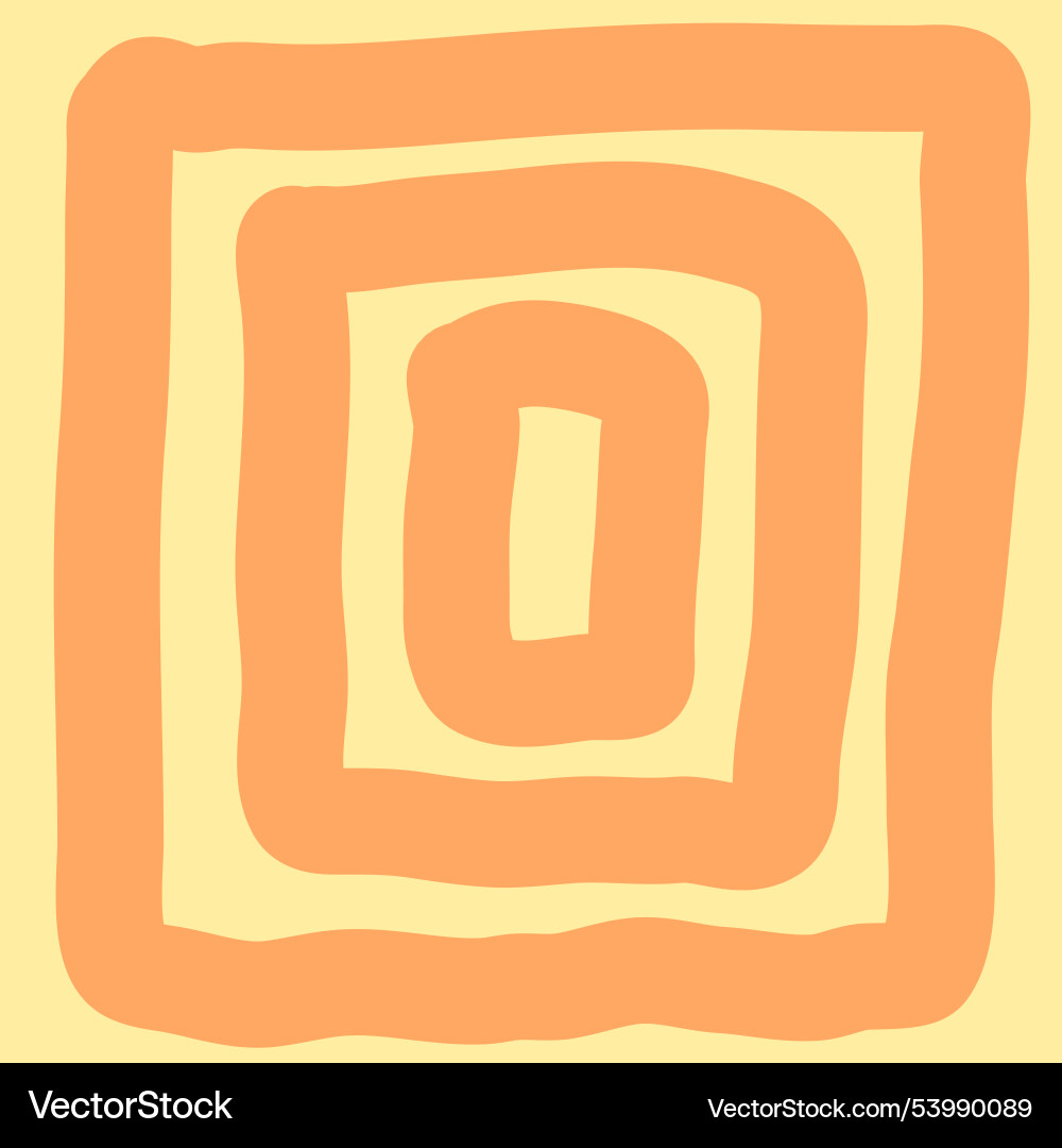 Abstract background with orange geometry Vector Image