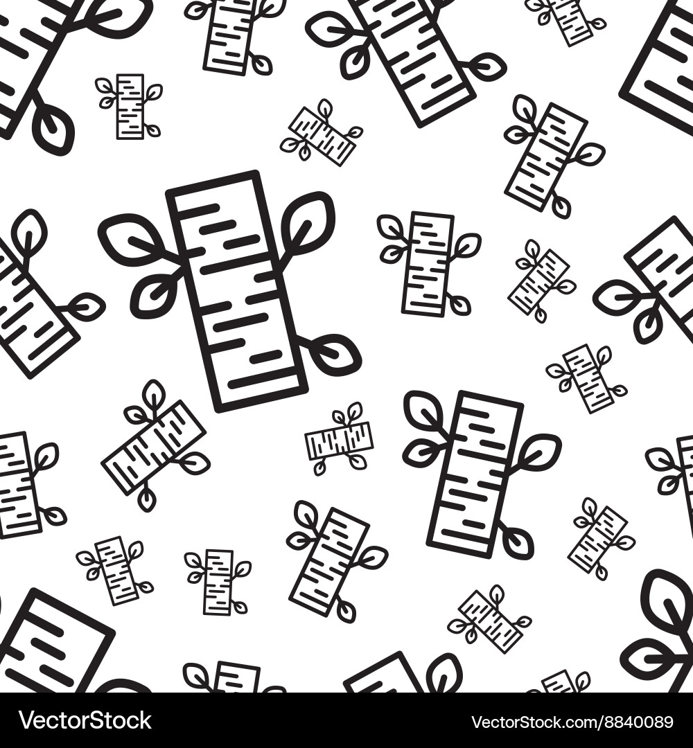 Birch seamless pattern Royalty Free Vector Image