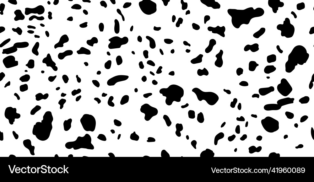 Dalmatians seamless horizontal pattern Dalmatians seamless horizontal pattern vector image
