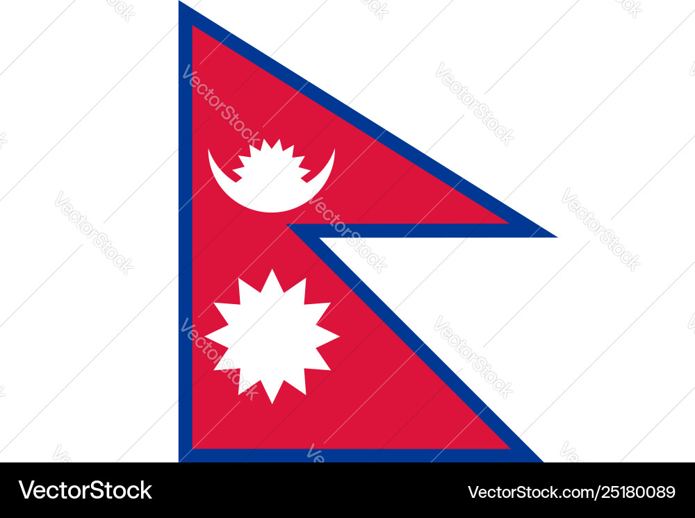 Flag rectangular shape Flag rectangular shape vector image