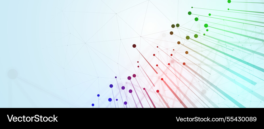 Neural network and artificial intelligence Neural network and artificial intelligence vector image
