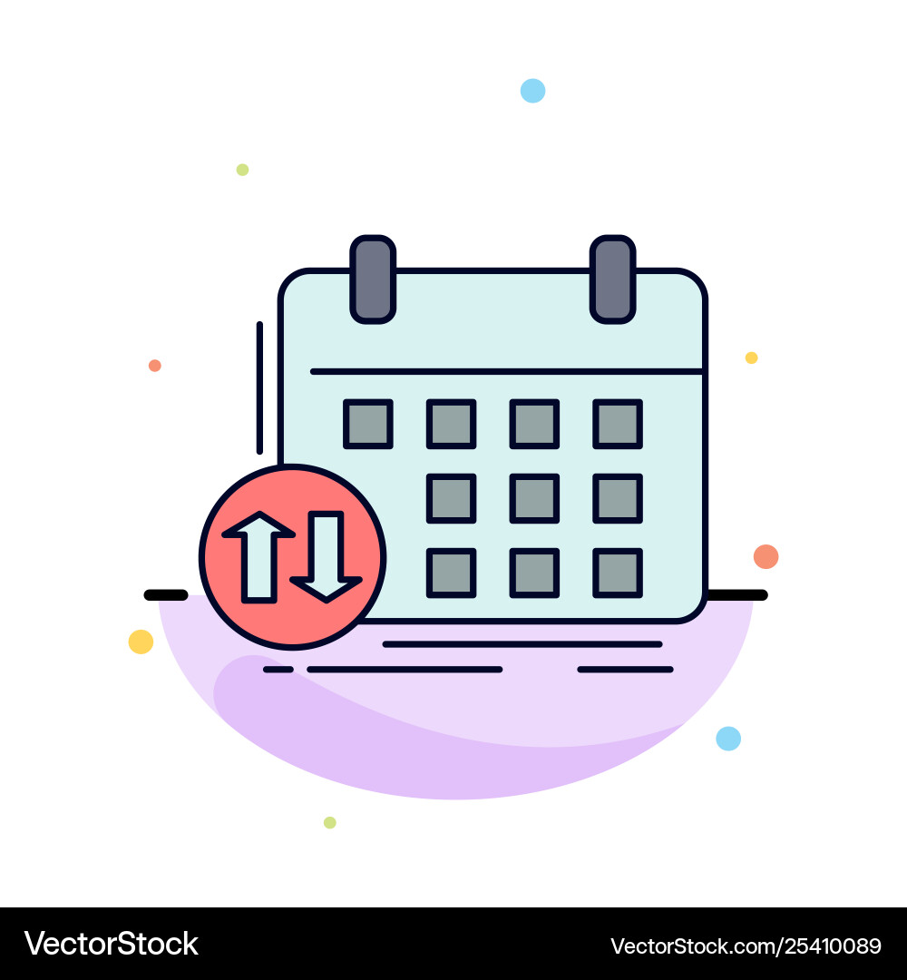 Schedule classes timetable appointment event flat Schedule classes timetable appointment event flat vector image