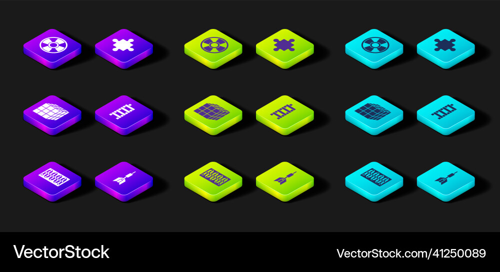 Set board game dart arrow rubik cube mahjong Vector Image