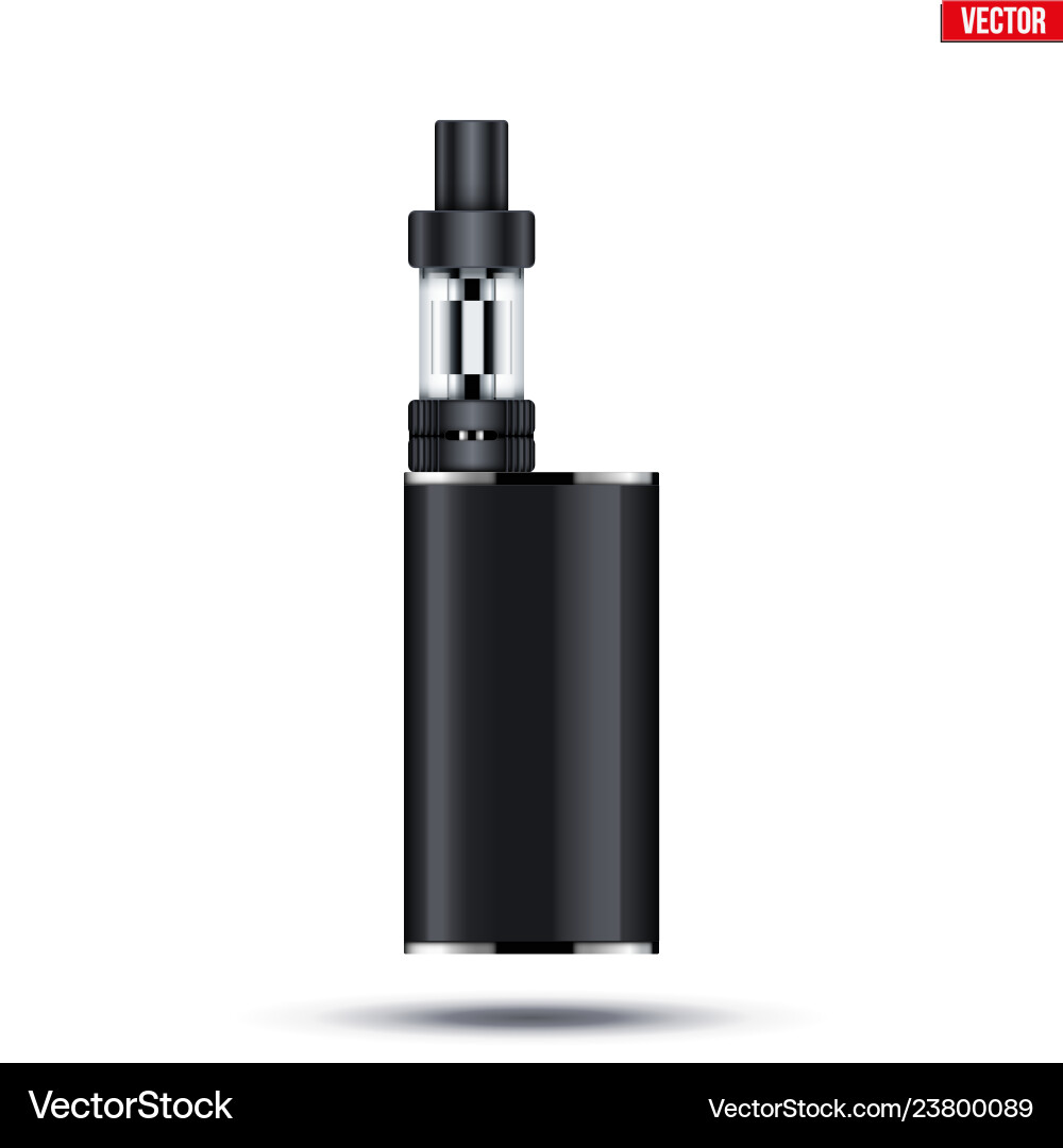 Vaping box device kit and mod Vaping box device kit and mod vector image