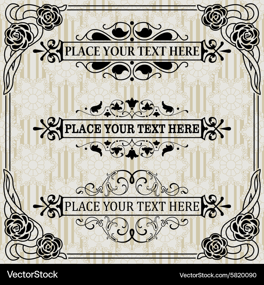 A set of elements for design Vector Image