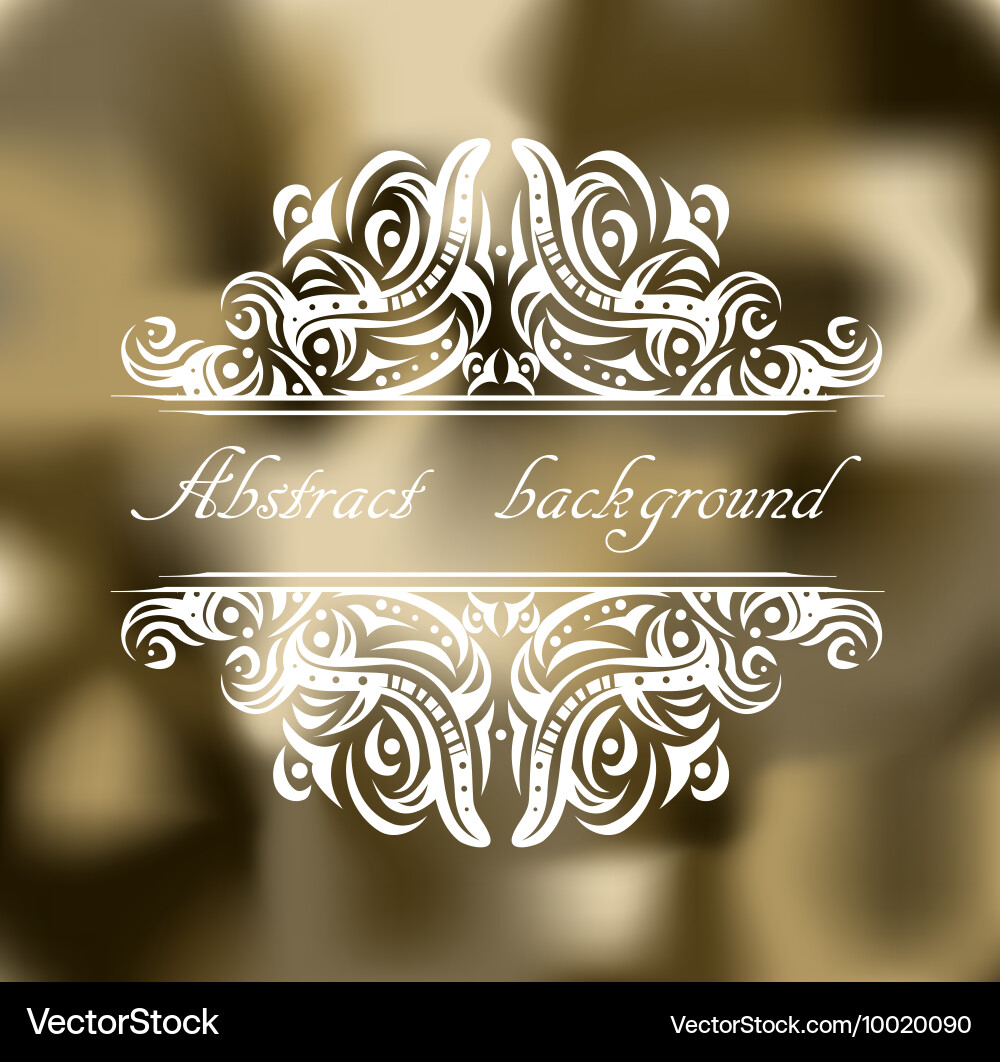 Abstract khaki background with pattern vector image